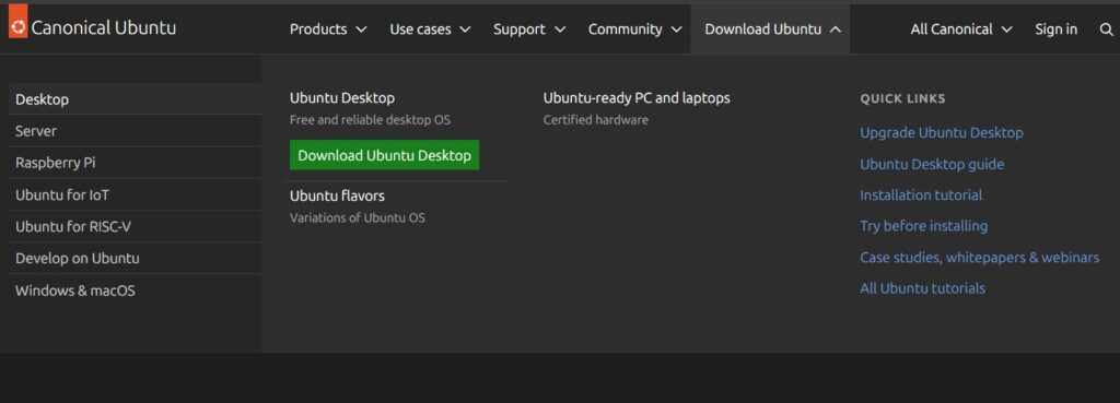 How download ubuntu.