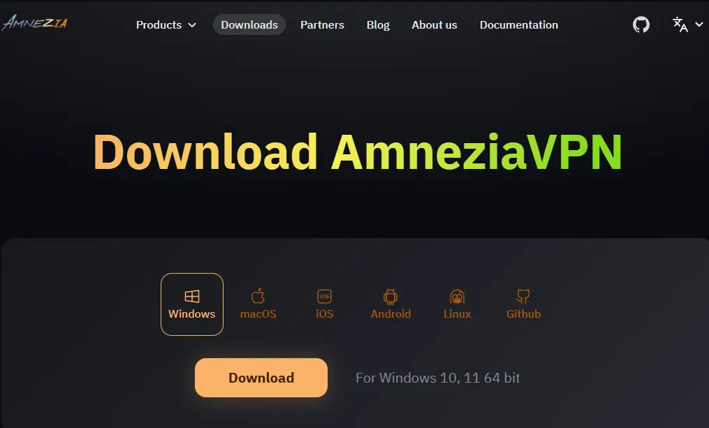 Amnezia VPN Download.