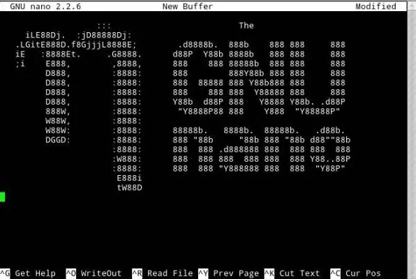 Nano Text Editor Shortcuts.