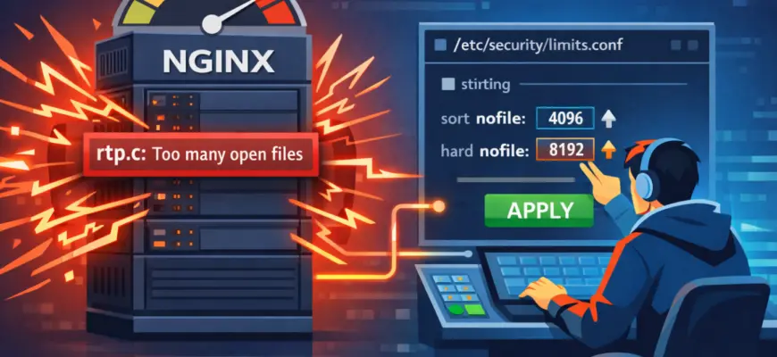 Ulimit (limits.conf) configuring common problems in Linux.