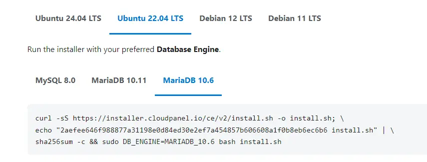 Installing and Configuring CloudPanel on a VPS