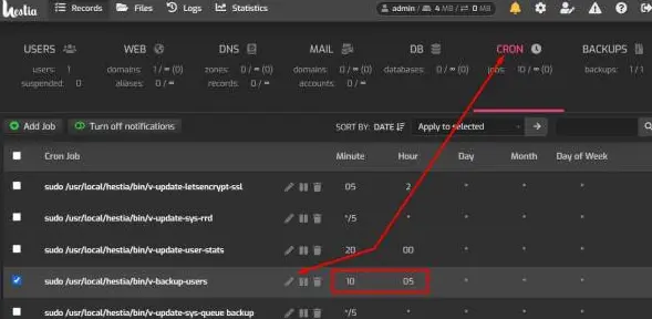 How to Set Up Remote Backup via FTP in Hestia CP